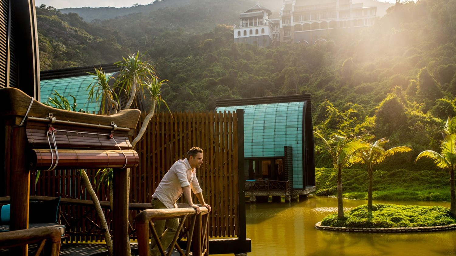 Lifestyle photography production at InterContinental Danang Sun Peninsula in Vietnam by Justin Mott and Mott Visuals.